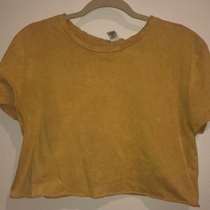 Yellow Crop Top
